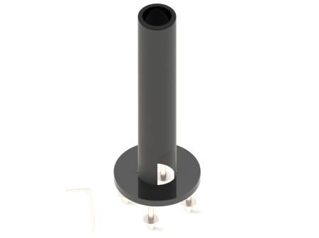 250mm and Ø44.5mm  Pole