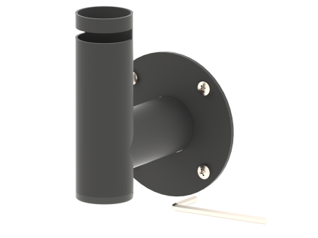 120mm and Ø 38mm Wall mount round base